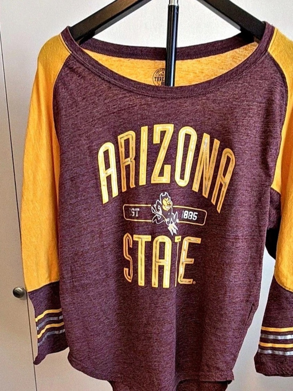 Rivalry Threads Arizona State University Sun Devils Long Sleeve Raglan T-Shirt